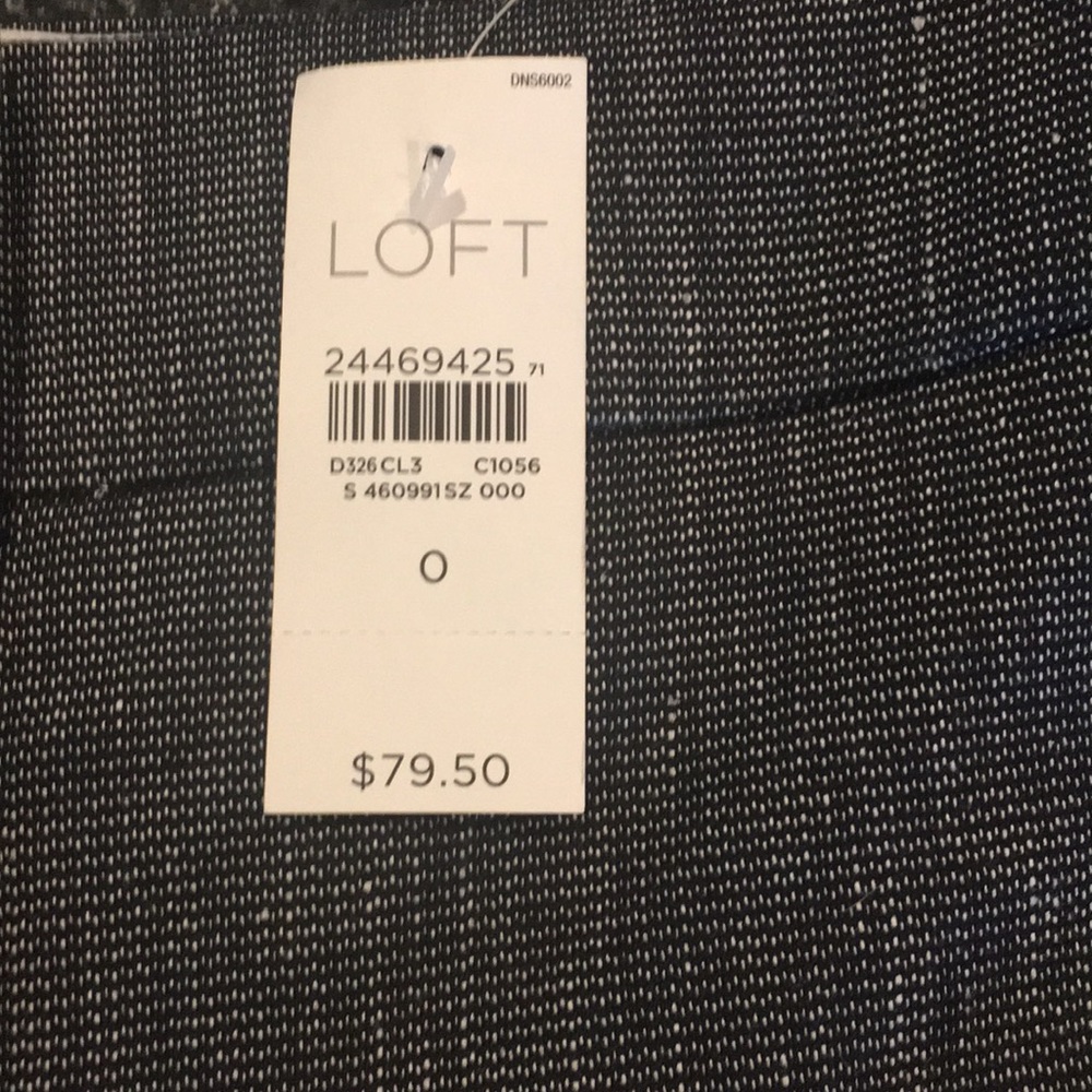 NWT LOFT julie Trouser, size 0, Perfect work pants - Picture 5 of 6